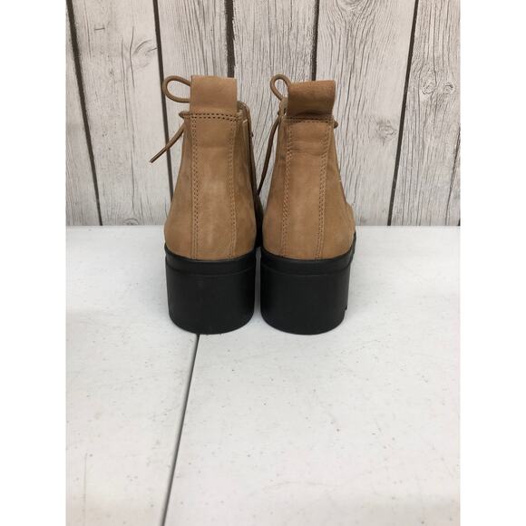 Eileen Fisher Suede Lace up Ankle Boot Size 6.5 - Picture 4 of 6